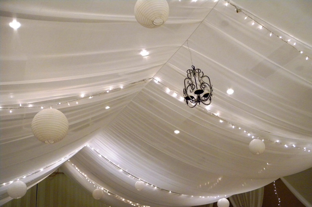 Indoor False Ceilings Fabric Ceilings And Walls For Wedding Or